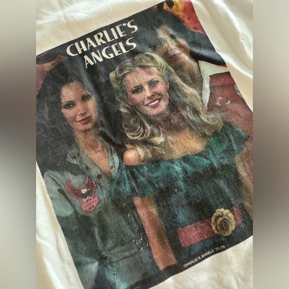 Charlie Angels promo movie vintage soffe t shirt 1980 women’s large - Picture 4 of 7
